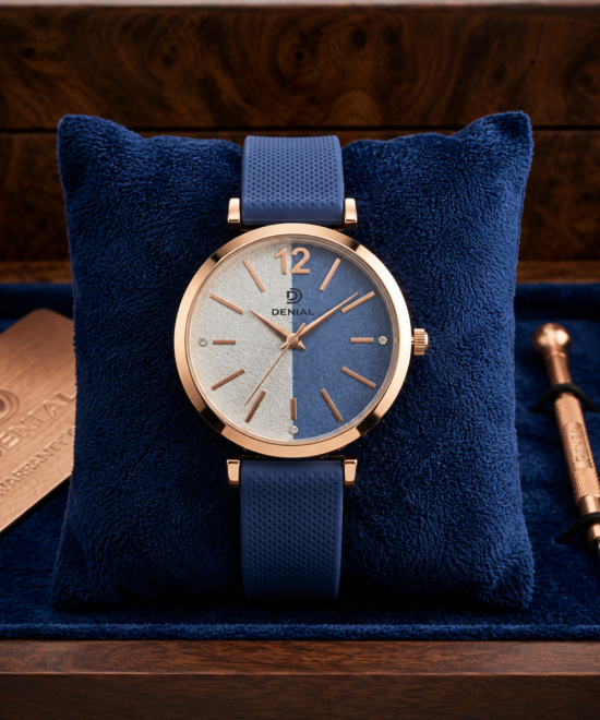Luxury Rubber Strap Ladies Watch