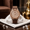 Ladies Luxury Rose Gold Watch