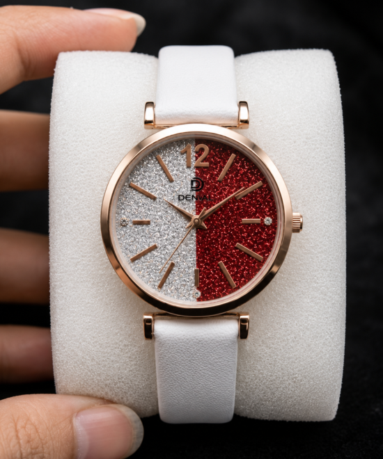 Luxury Rubber Strap Ladies Watch