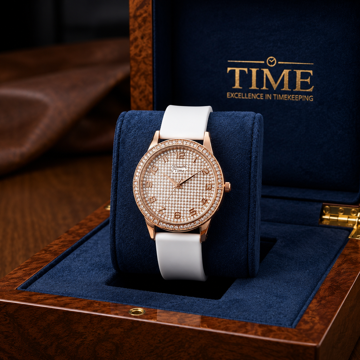 Rubber Strap ladies Watch